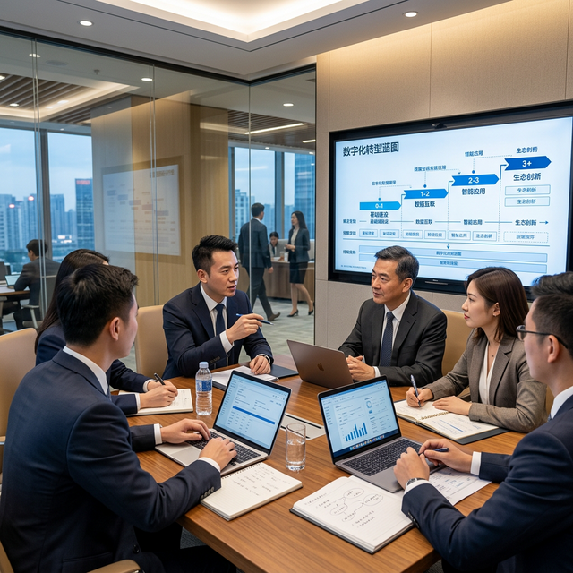 科技办公环境与团队头脑风暴