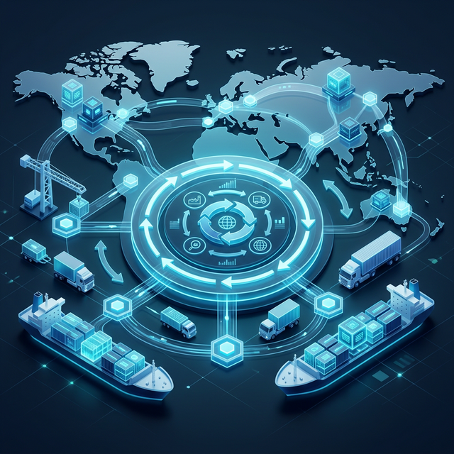 全球贸易供应链管理与合同结算视图